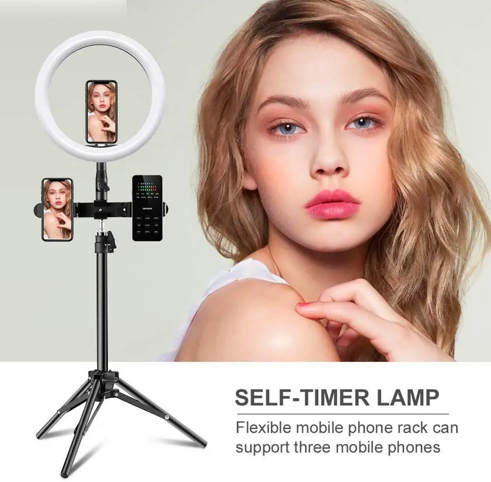 Zayex 10 дюймов фотостудия светильник ing светодиодный кольцевой светильник 3200-5600k фотографии, кольцевая лампа приглушенного с светильник подставка для Youtube