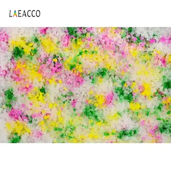 

Laeacco Colorful Texture Color Flowers Fantasy Pattern Baby Newborn Photography Background Photo Backdrop For Photo Studio
