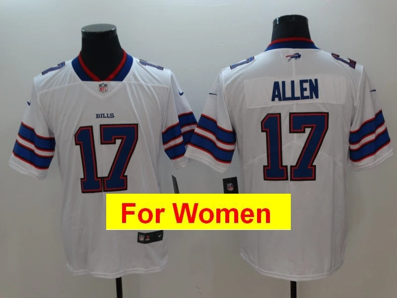 Коричневый Женские майки Buffalo Tre'Davious White Tremaine Edmunds Josh Allen LeSean McCoy Jim Kelly Game color Rush - Цвет: Коричневый