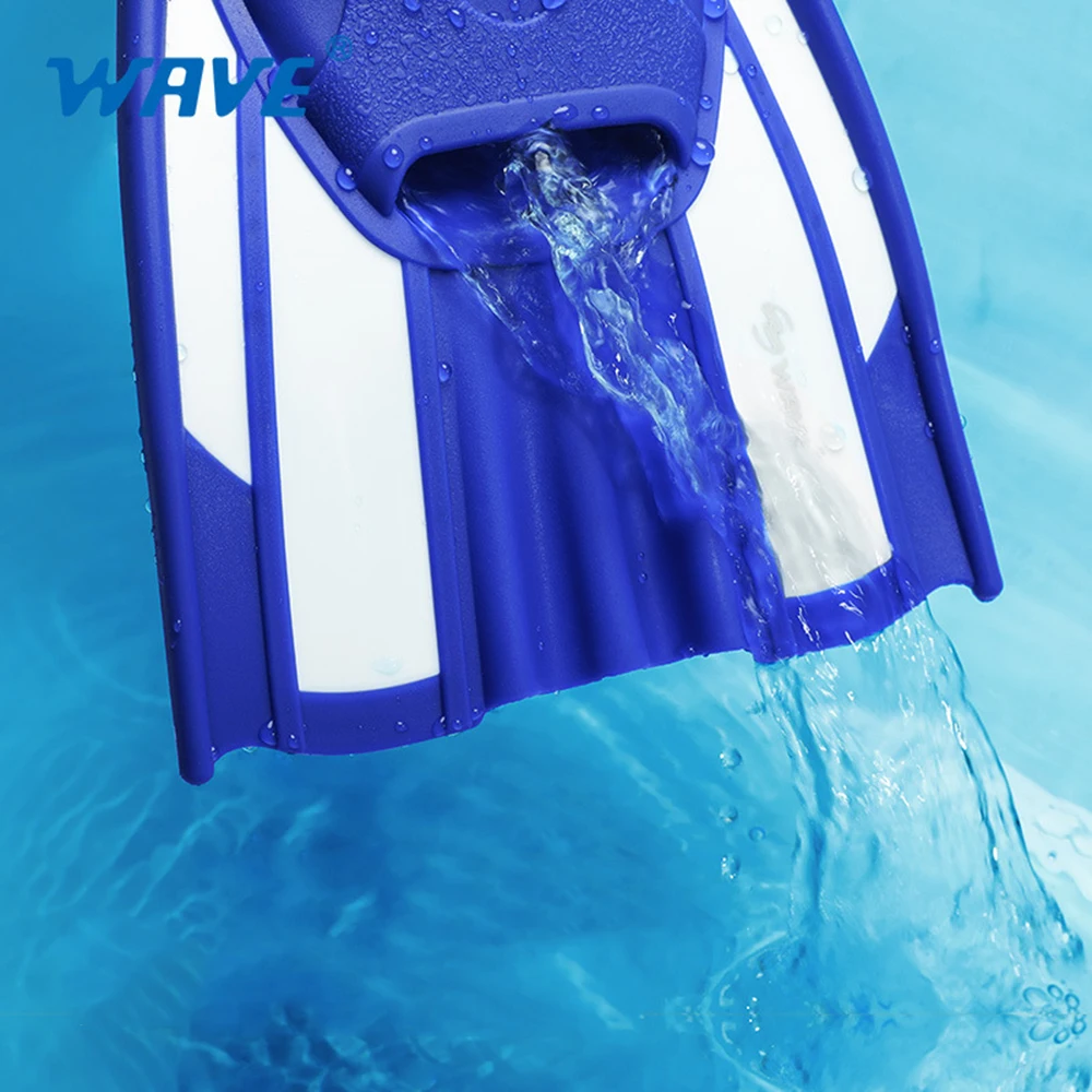 Professional Swimming Training Short Fins for Men and Women, Adult Fins Cover Feet, Breaststroke Free Snorkeling, New 4