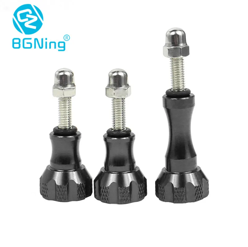 BGNing 3 unids/set M5 tornillo de tuerca de aleación de aluminio, Perno con perilla CNC, montaje para GoPro Hero 8 7 6 5 XiaoYi 4K para OSMO Action Camera