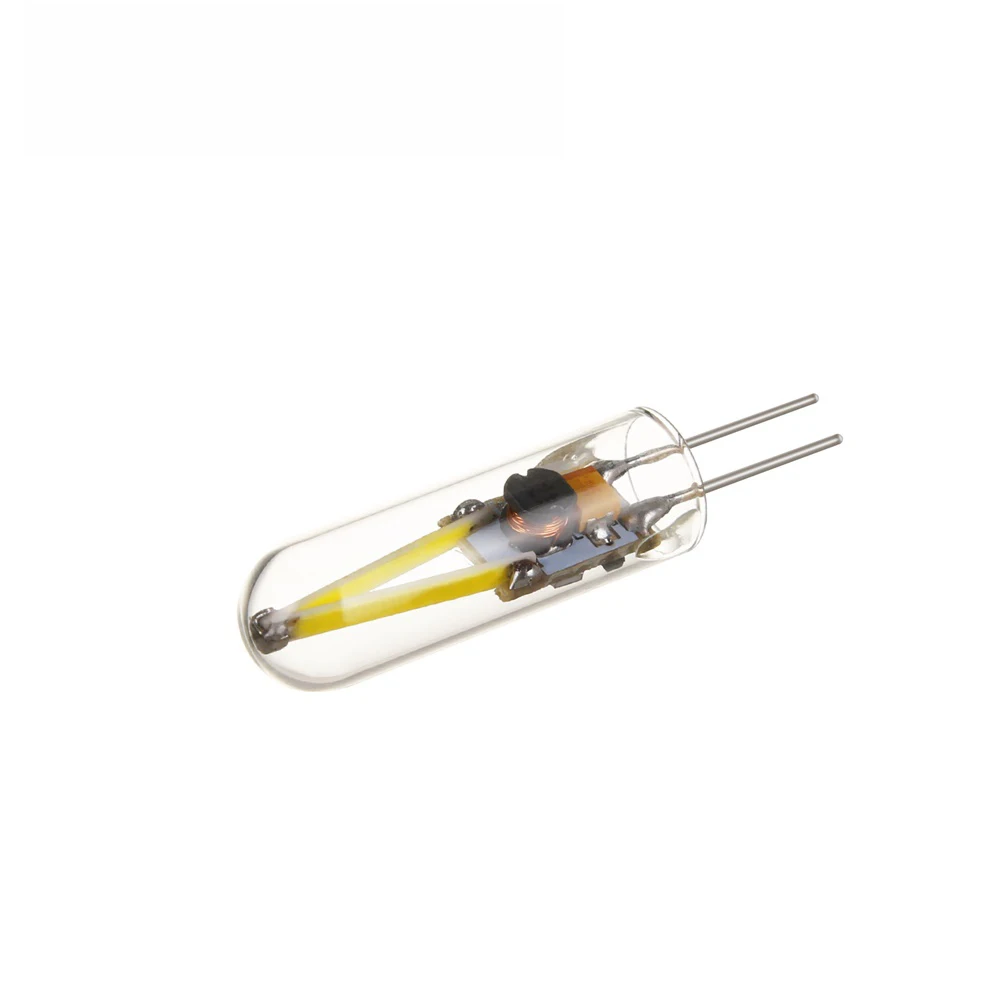 미니 G4 COB LED 필라멘트 전구 3W 12V 교체 15W 할로겐 유리 램프 차가운 따뜻한 흰색 LED 할로겐 펜던트 램프 YZ 교체