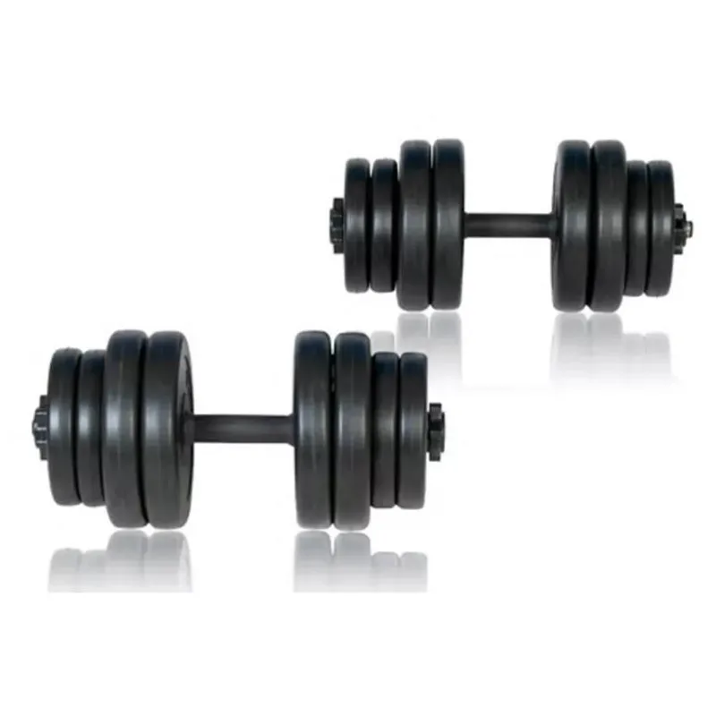 

2pcs Total 30kg Dumbbell Adjustable Men Arm Muscle Fitness Dumbbells Set Filled with Sand Weightlifting Bodybuilding Workout Gym