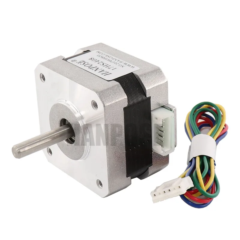 Шаговый двигатель Nema 17 17HS2408 4 lead 42 Series Motor 0.6A CE ROSH ISO CNC лазерный измельчитель пены