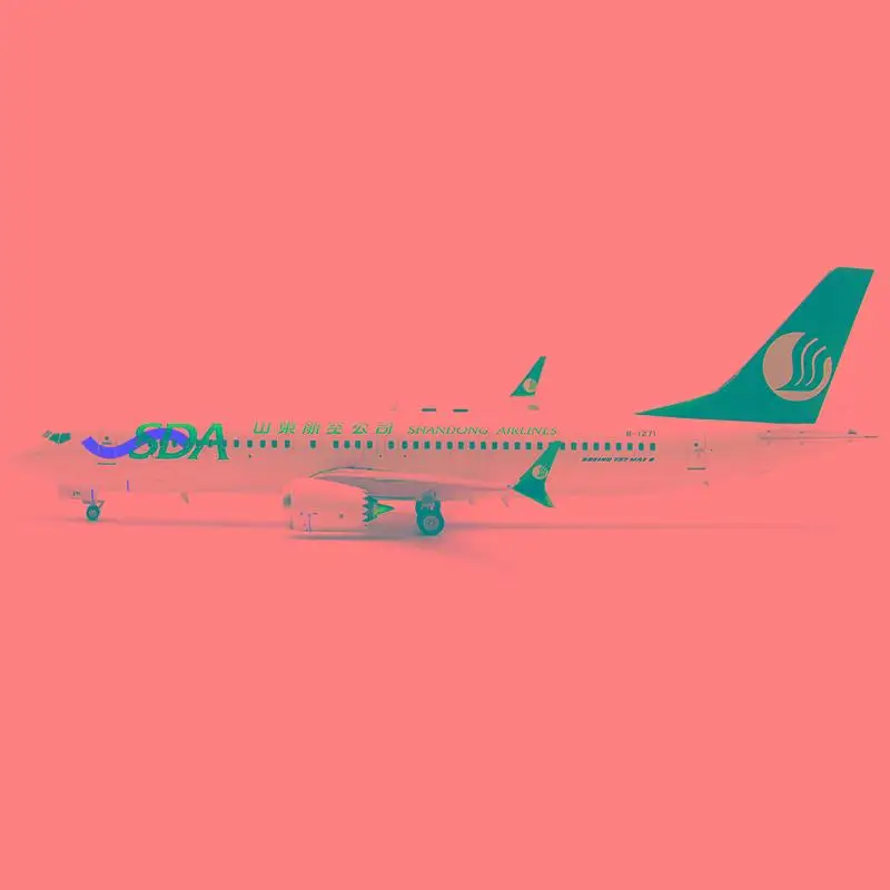Inflight Шаньдун авиалинии Боинг 737 Макс 8 B-1275 1/200 литье под давлением модель самолета