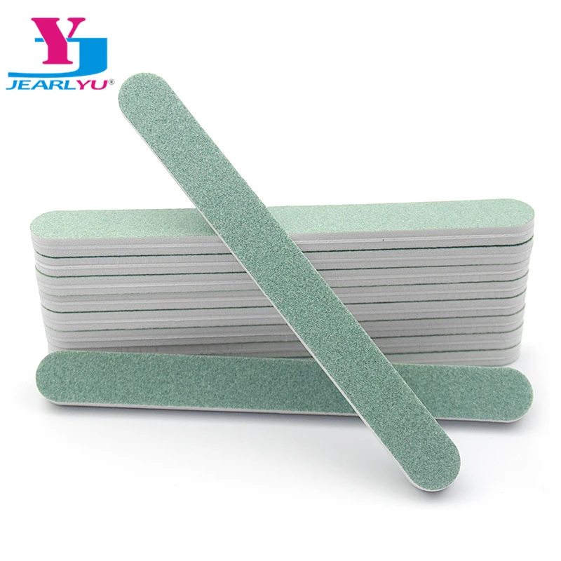 50Pcs/lot Professional Nail File Accessories Grit 120/180 Green Sanding Blocks All UV Gel Emery Board File Set New Sandpaper Hot
