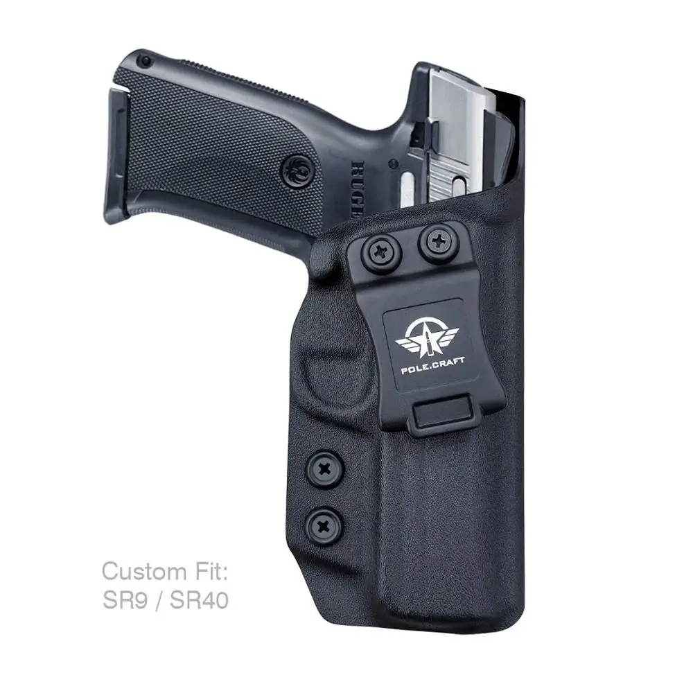 Kydex кобура IWB для Ruger SR9 / SR40 внутренний пояс скрытый расширенный вход без износа