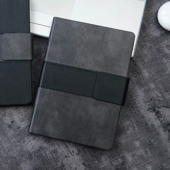 

A5 Magnetic Leatherette Office Ruled Journal Lined Notebook