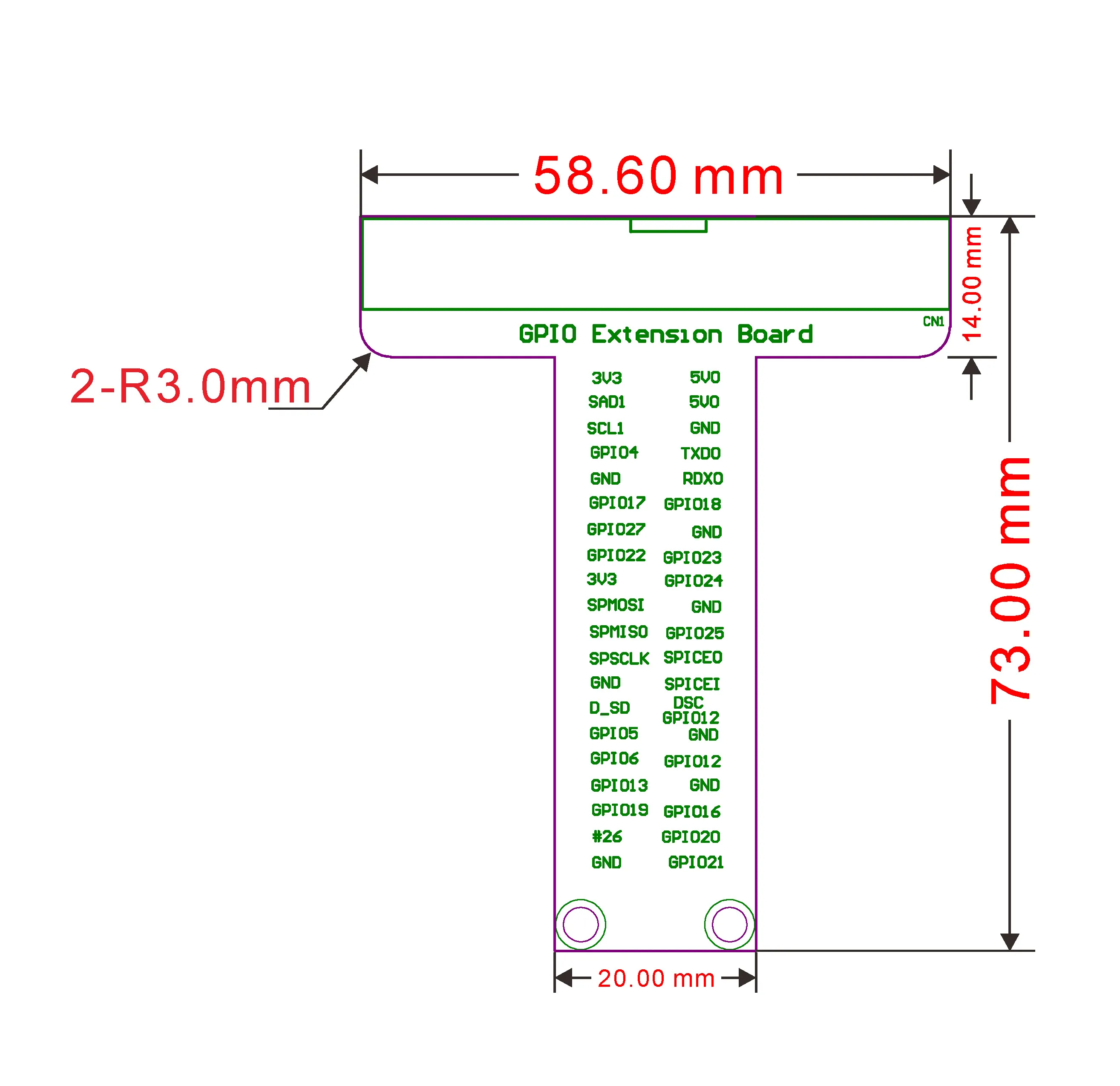 RPi GPIO Breakout плата расширения+ 40pin плоский кабель для Raspberry Pi 3 2 Модель B& B