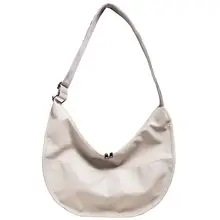 Высококачественные женские сумки на плечо из искусственной кожи, модные простые однотонные женские сумки, вместительная сумка-хобо для сумки через плечо