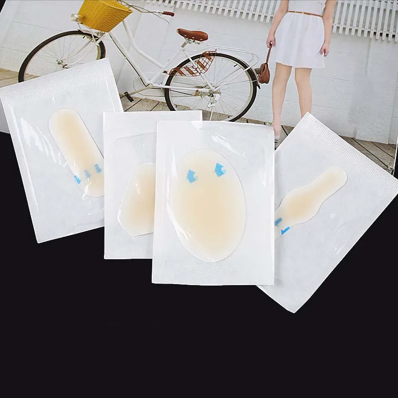 10pcs Adhesive Hydrocolloid Gel Blister Plaster Heel Anti-wearing Heel Sticker Pedicure Patch Plaster Foot Care Tools heel pads foot care tool foot pedicure tool foot care patches adhesive foot pads anti chafing pads