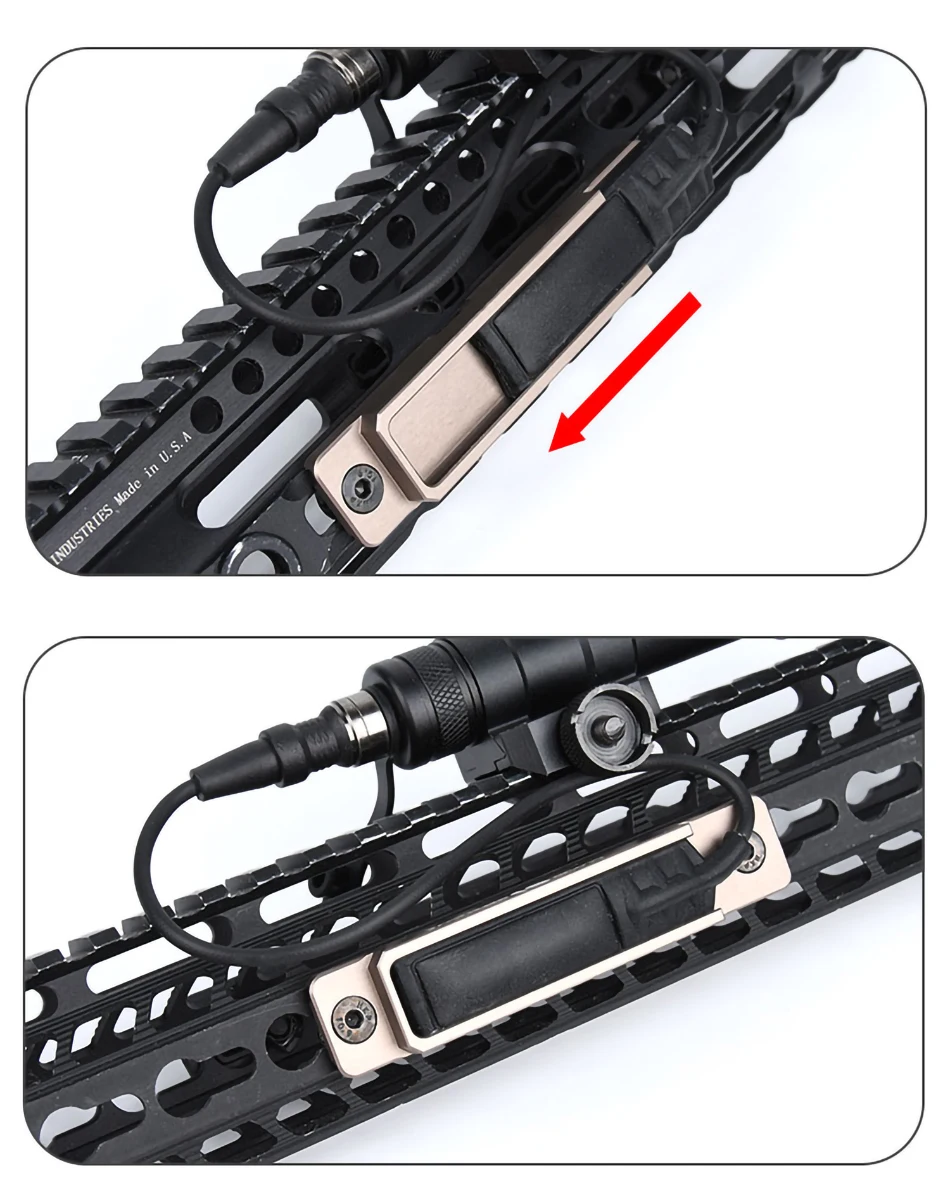 Interruptor Titular CNC Alumínio Bolso Fit Picatinny