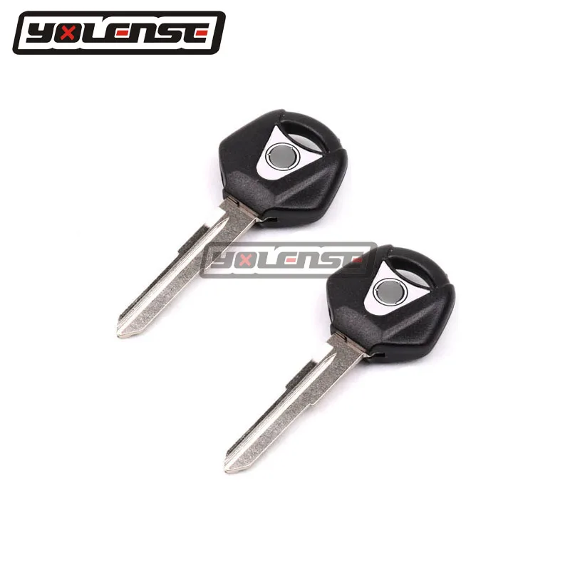 Мотоцикл однотонный необработанный ДЛЯ КЛЮЧЕЙ НОЖ для Yamaha YZFR3 YZF-R3 YZF-R25 YZF-R15 YZF R3 R15 R25 MT-03 MT-15 MT-25 MT03 MT 03 MT15 MT25 - Цвет: Black-2pcs