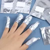 50PCS Aluminium Foil Remover Wraps Nail Art Soak Off Acrylic Gel Nail Polish Removal Cotton Nail Cleaner Tool ► Photo 1/6