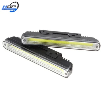 

2x 20CM Universal DC 12V/24V COB LED Daytime Running Light Super Car DRL Lamp Installation Bracket Vehicles 12W E4