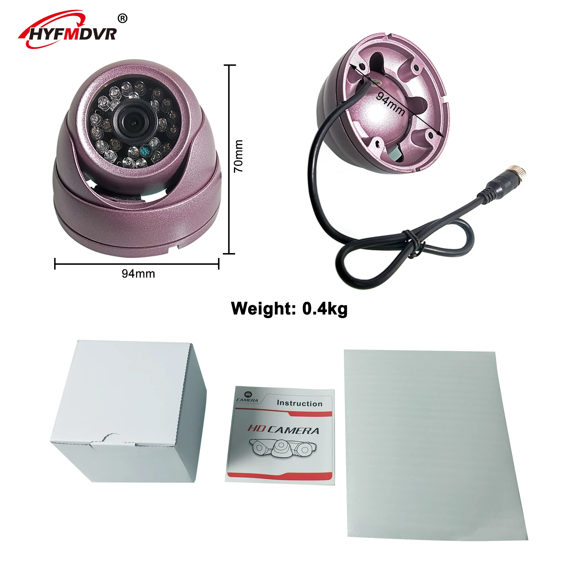 HYFMDVR spot AHD 720P Мегапиксельная камера заднего вида DC12V широкоформатная лодка/грузовик PAL/NTSC