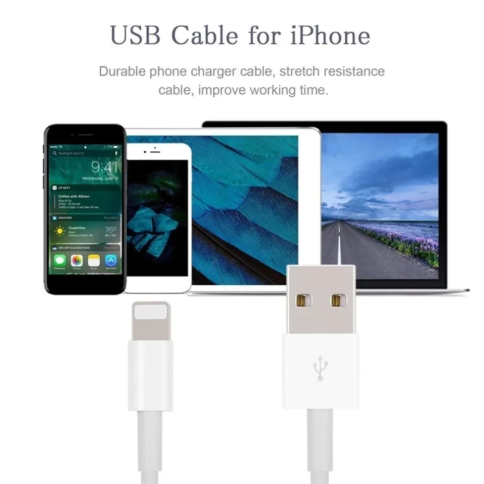 USB кабель для передачи данных для iPhone 11 Pro Max 7 8 X XS Max XR Быстрая зарядка USB кабель для зарядки для iPhone 5 6 Plus провод зарядного устройства для iPad