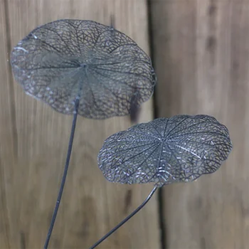 

Art Lotus Leaf Dried Flower Simulation Flower Plastic Hollow Lotus Leaf For Home Decor