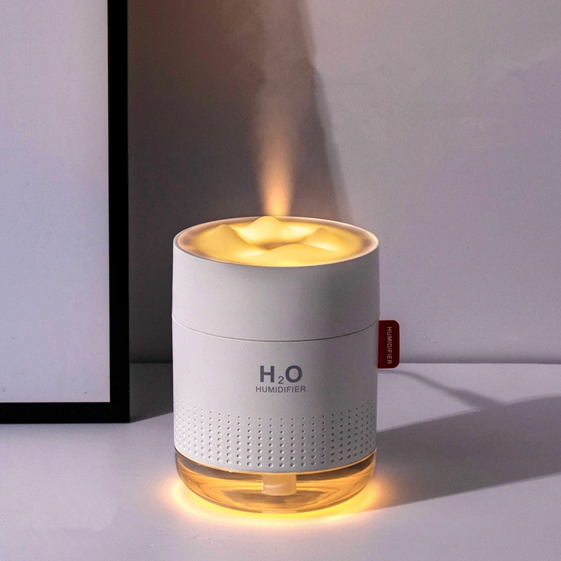 Beste 2000mAh Draadloze Luchtbevochtiger Romantische Aromatherapie Humidificador USB Aroma Diffuser Warm Night Lamp Mist Maker Fogger Voor Slaapkamer