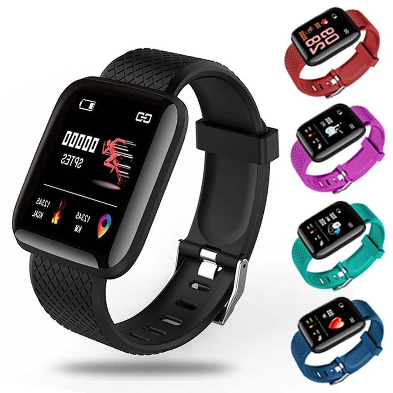 

reloj inteligente 116 Plus Smart Watch Women Men Smart Bluetooth Bracelet Watches Heart Rate Fitness Tracker Smartwatch 2020 New