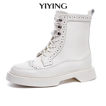 

2020 Autumn Winter Ankle Boots For Women Fashion Lace-up British style Shoes INS Hot Women Motorcycle Boots
