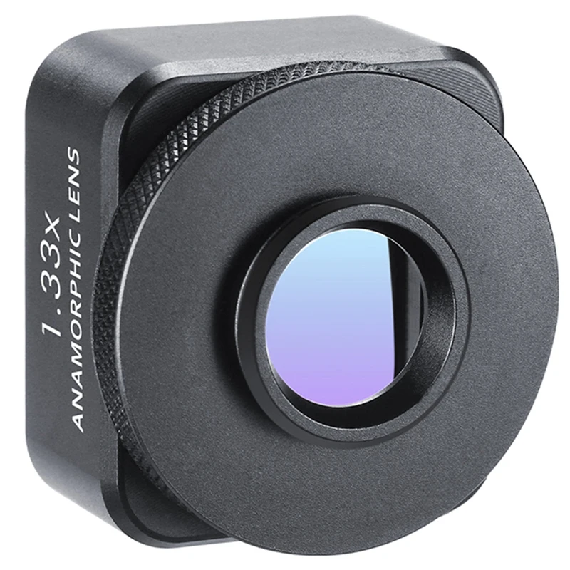 Kopen Ulanzi Anamorphic Lens Voor Mobiele Telefoon 1.33X Wide Screen Video Breedbeeld Slr Film Mobiele Telefoon Lens Universele