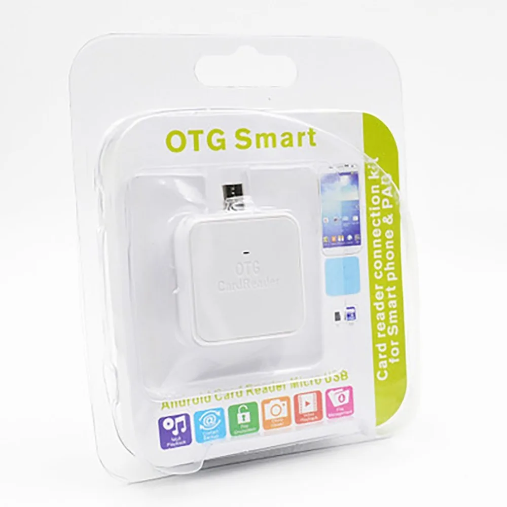 OTG MicroSD TF SD мульти-кард-ридер совместим с мобильными телефонами и компьютерами интерфейс креативного дизайна