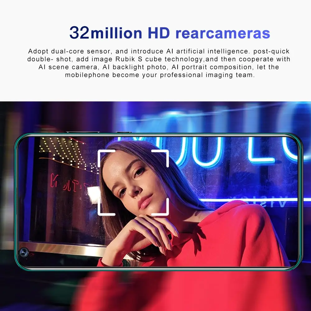 New Smartphone Gaxlay S30 Ultra 32MP HD Rear Camera 12+512GB Support Face Recognition Fingerprint Unlock Global Version Celular