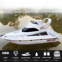 Ready to Go , 27.5" Large 2.4G Remote Control Speed boat  Cruise Ship Yacht for Adults Boys RC Boat Electronic Submarine 25km/h+ 2