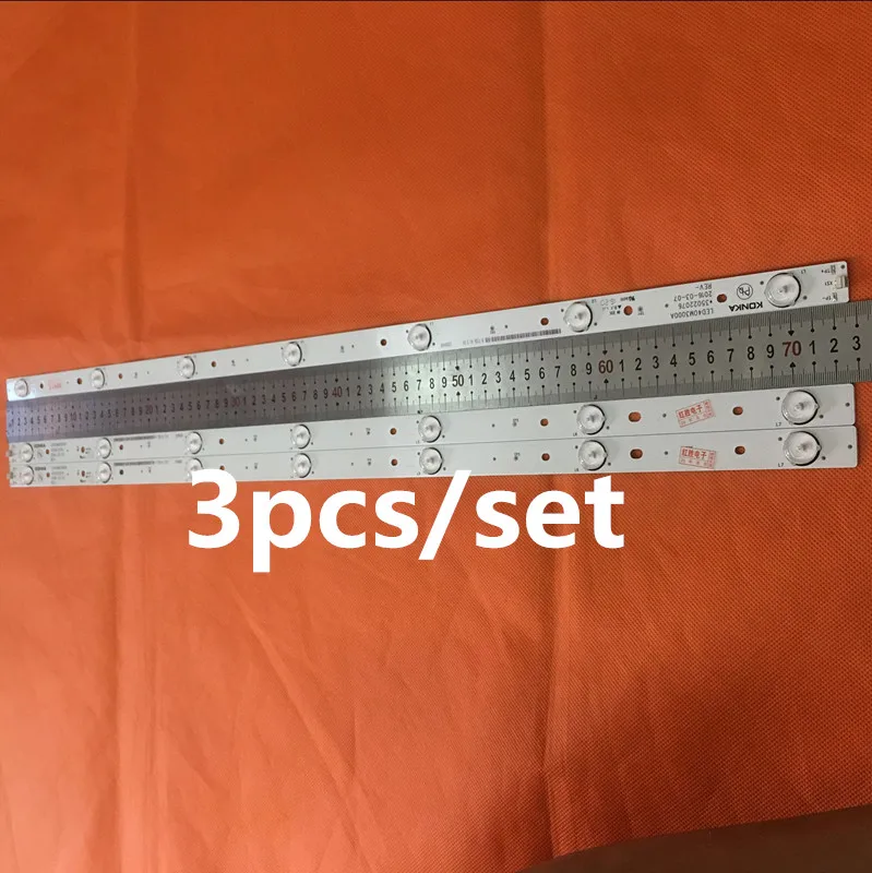 1 комплект = 3 шт. 4" светодиодный полосы светодиодный 40M3000A замена или CL-40-D307-V3 UBE12F01YT00S42S01231 7 светодиодный S