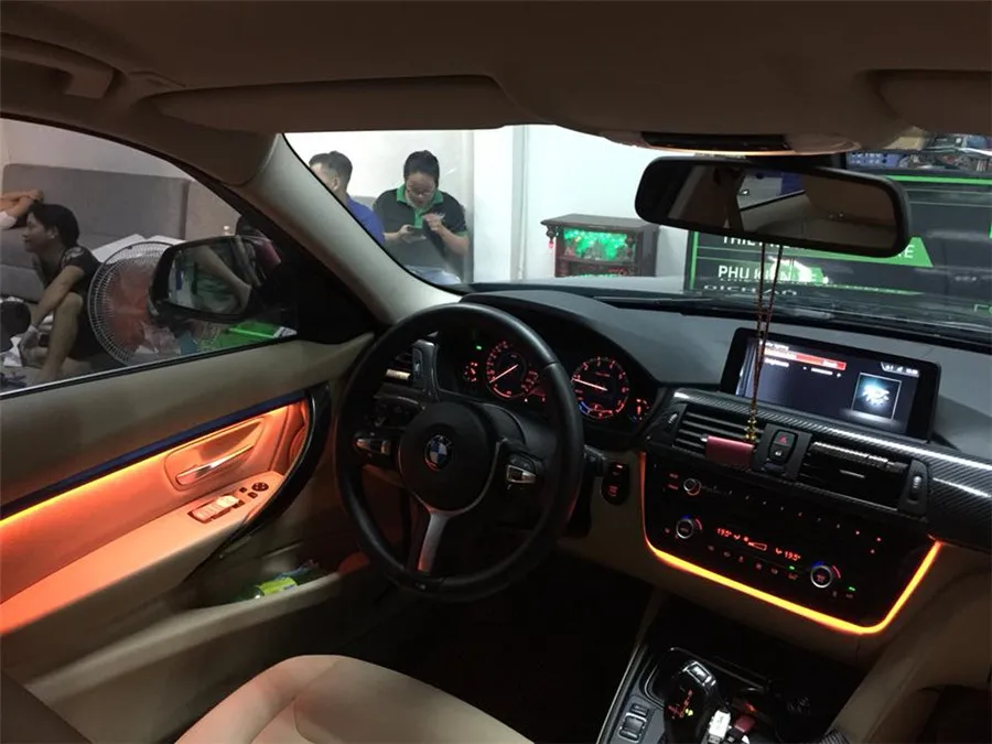 2 светильник только для Bmw F30 F31 F35 центральная консоль Ac панель + b столб боковой