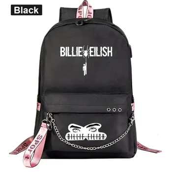 

J5414 Fashion Music Idol POP Chain Children Girl School bag Teenagers Student Schoolbags Men Women Lady Backpack