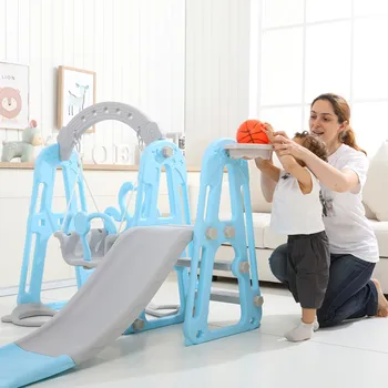 

Baby Slide swing set Household Small Backyard Baskets sets Children's Slide Indoor Paradise Kindergarten for Children#HWC