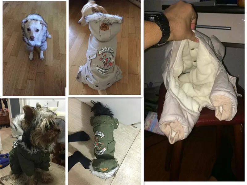 Утолщенная одежда для домашних собак кошка плюшевый хлопок-мягкий собака для костюма комбинезон утеплительные накидки для домашних животных новая зимняя одежда для собак одежда с капюшоном