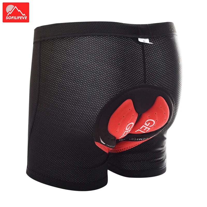 

Lycra Soft Gel Cycling Pants Men Shockproof Brethable Cycling Underwear Shorts MTB Mountain Bike Pants Bicycle Cycling Shorts