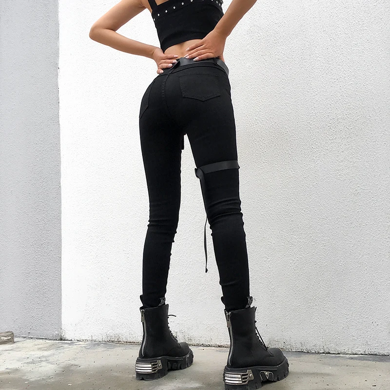 Rockmore панковские брюки карго женские облегающие мото и байкерские уличные джоггеры брюки с высокой талией обтягивающие брюки спортивные штаны женские осенние