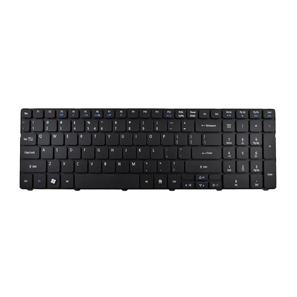 Английская раскладка для замены клавиатуры ноутбука с точкой Acer Aspire 5738 5738Z 5738G