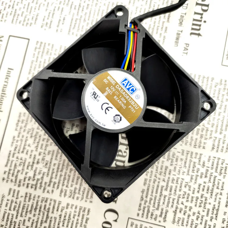 DASA0832B2U 8032 12V 1.0A 8 4 wiresPWM защиты электродвигателя Вентилятор охлаждения