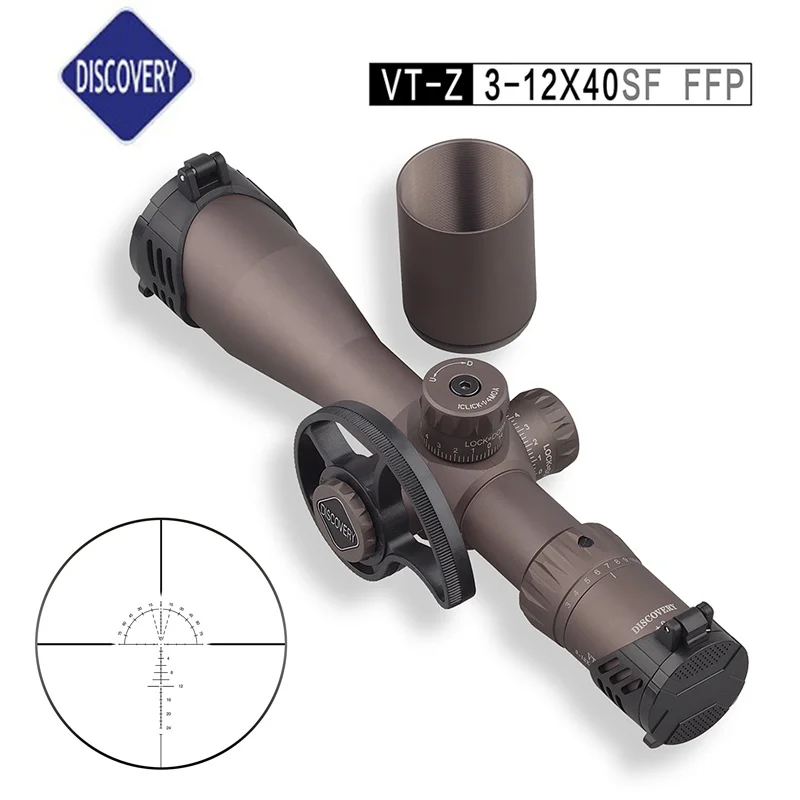 2020 новый компактный прицел Discovery 3-12 4-16 6-24 первый фокусный плоскость x40 стеклянная