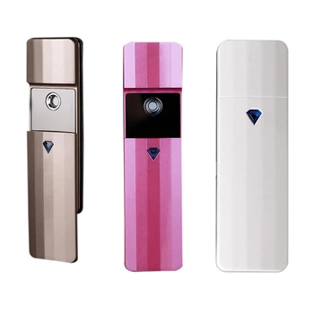 

Portable Nano Spray Mist Handy Facial Steamer Mister Usb Rechargeable Face Moisturize Hydrating Sprayer Device Beauty Instrument