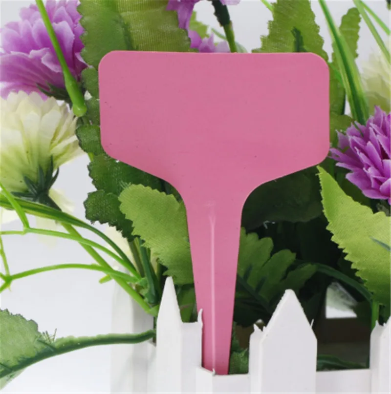 20pcs Gardening Plant T shape Waterproof Tags Flower Vegetable Planting Label Tools farm garden Seedling tray mark garden tools