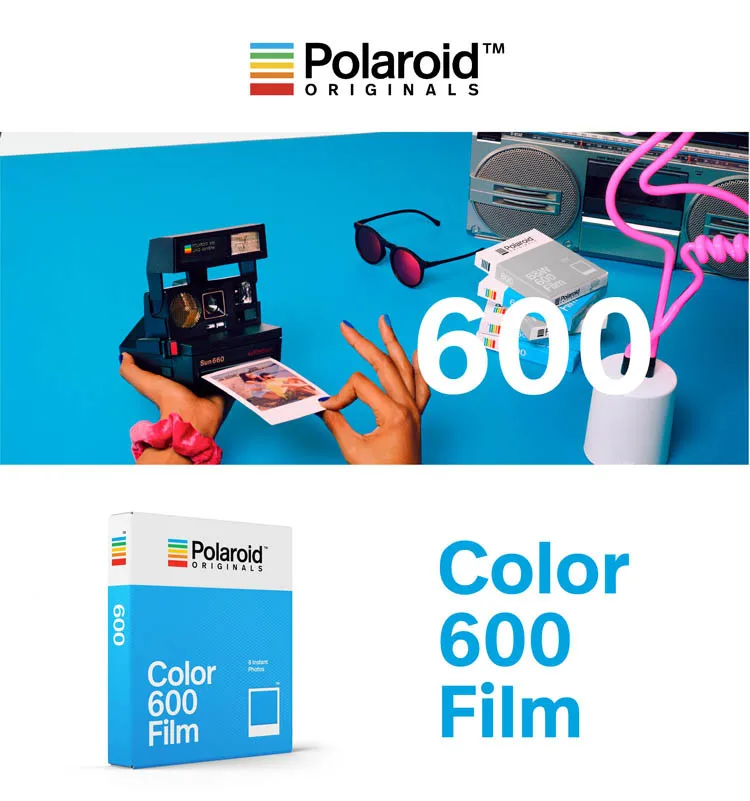 Оригинальная цветная 600 пленка 8 листов мгновенных фотографий белая рамка бумага для винтажных 600 636 крупным планом OneStep I-type камер для путешествий