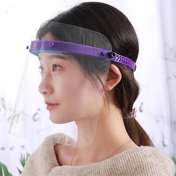 

10PCS/LOT Rotated Anti-fog Face Shield Adjustable Face Mask Splatter Screens Face Cover Kitchen Tools