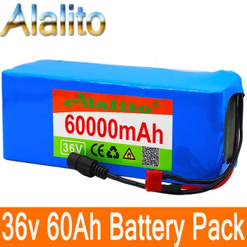 

36V battery 10S4P 60Ah battery pack 500W high power battery 42V 60000mAh Ebike electric bicycle BMS
