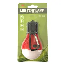 Наружная вытяжная лампа, водонепроницаемый Шар, походный светильник, лампа для палатки, новинка, 3Led, портативный крюк, Мини Аварийный кемпинговый светильник