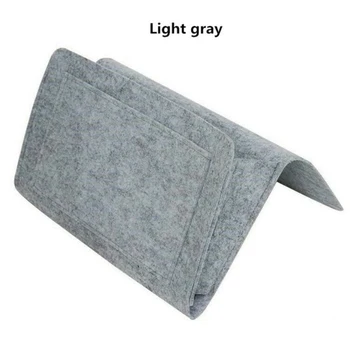 

1pc Hanging Sofa Bedside Storage Bag Caddy Pocket Bed Phone Book Holder Organizer 32*20*10cm Car Storage Bag Accessories