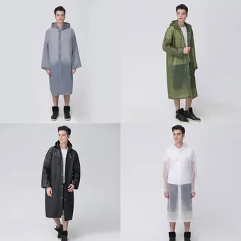 

2 Pack EVA Reusable Rain Ponchos With Sport Portable Raincoats For Extreme Prote