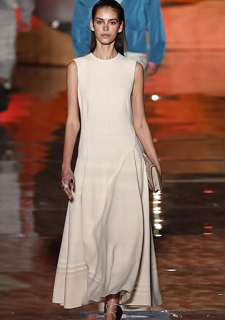 Длинное платье Letizia Milan Runway дизайнерское Высокое качество Лето новые женские модные вечерние сексуальные винтажные элегантные шикарные платья без рукавов