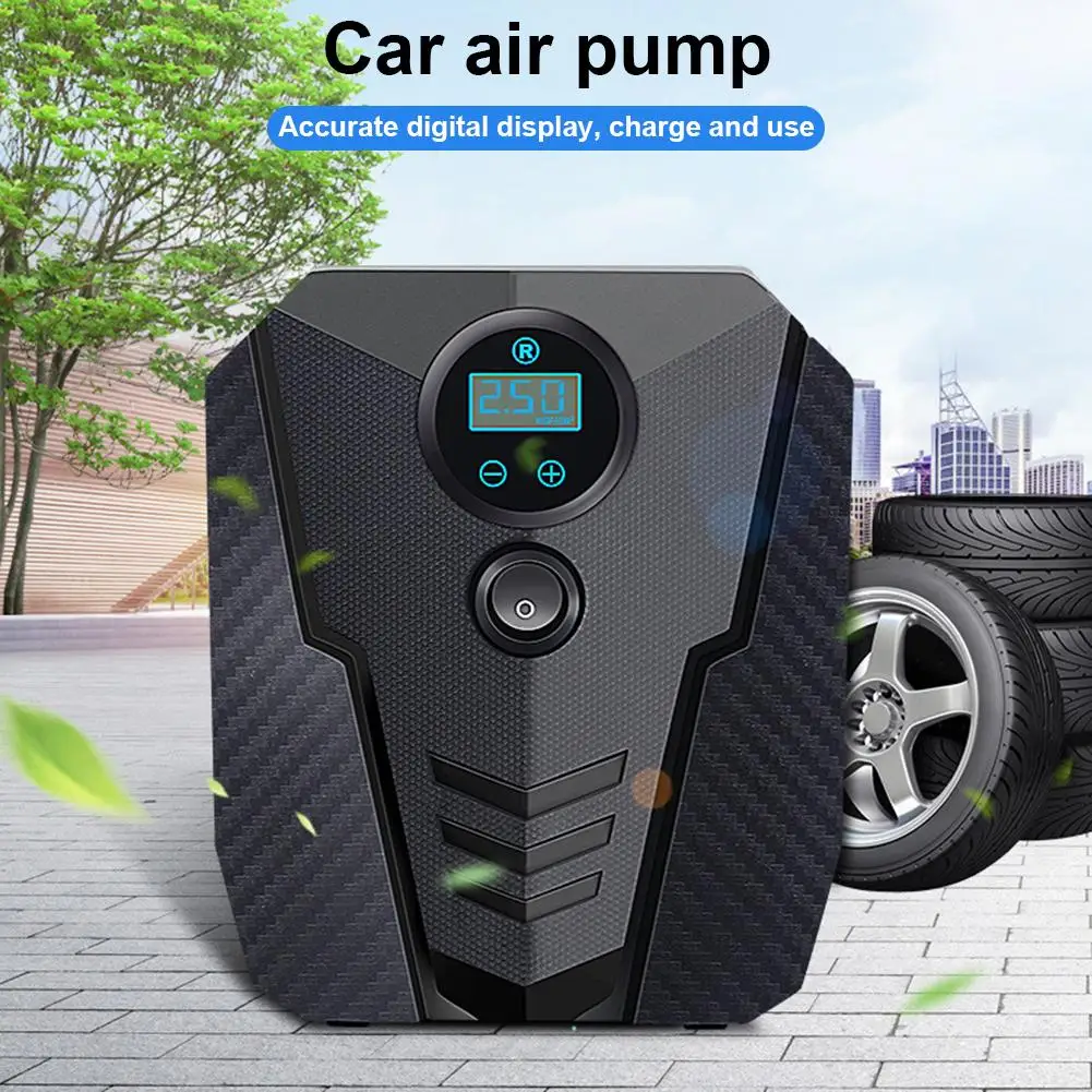 Compressor de ar Automóvel para Motocicletas Digital Pneu Inflator Portátil Bomba Inflável Iluminação Carro Bicicletas 5 Digital pneu inflator portátil bomba compressor de
