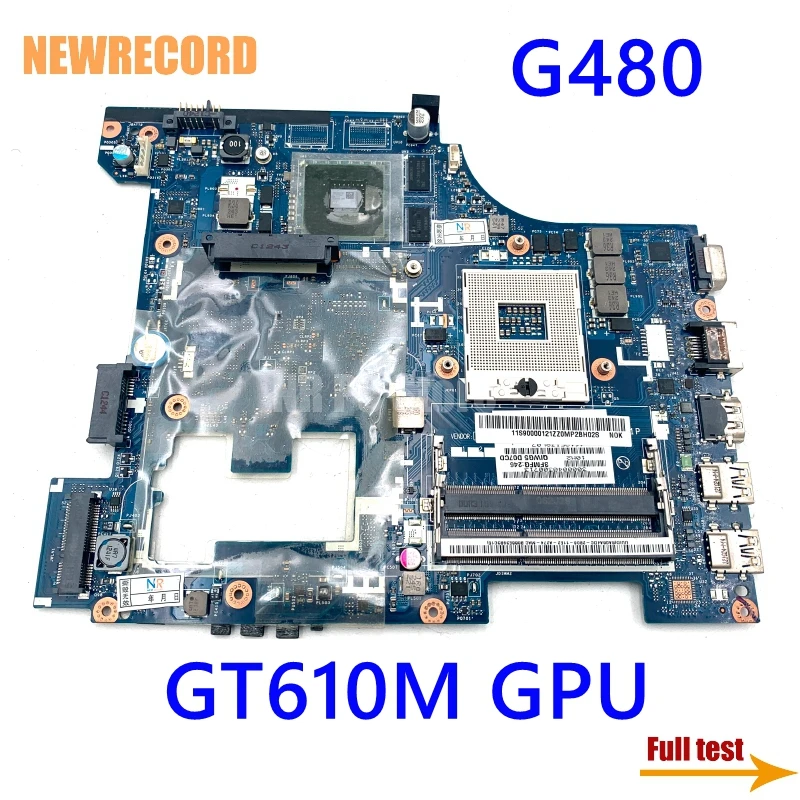 Материнская плата newзапись 11S900001 qiwg5 _ g6_g9 LA-7981P для ноутбука Lenovo G480 HM77 DDR3 GT610M
